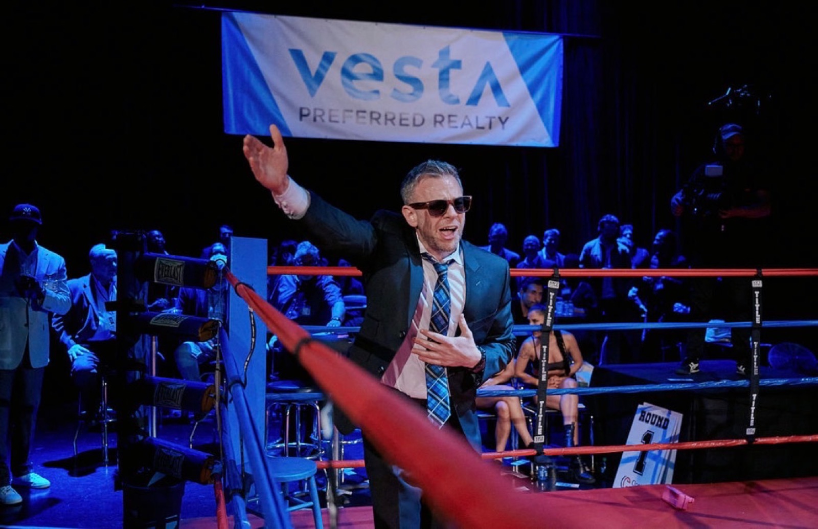 On stage at the Rumble